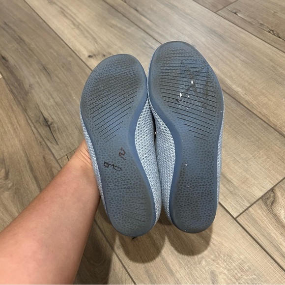 Allbirds Tree Breezers Ballet Flats Shoes Womens 7.5 Whitecap Blue Sole Vegan - Picture 7 of 12